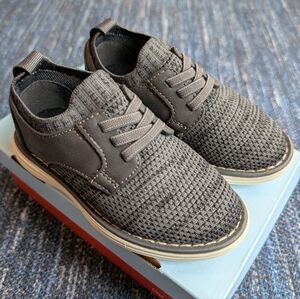 Cat & Jack Toddler boys Oxford Slip On Dress Shoes, Grey, Size 8